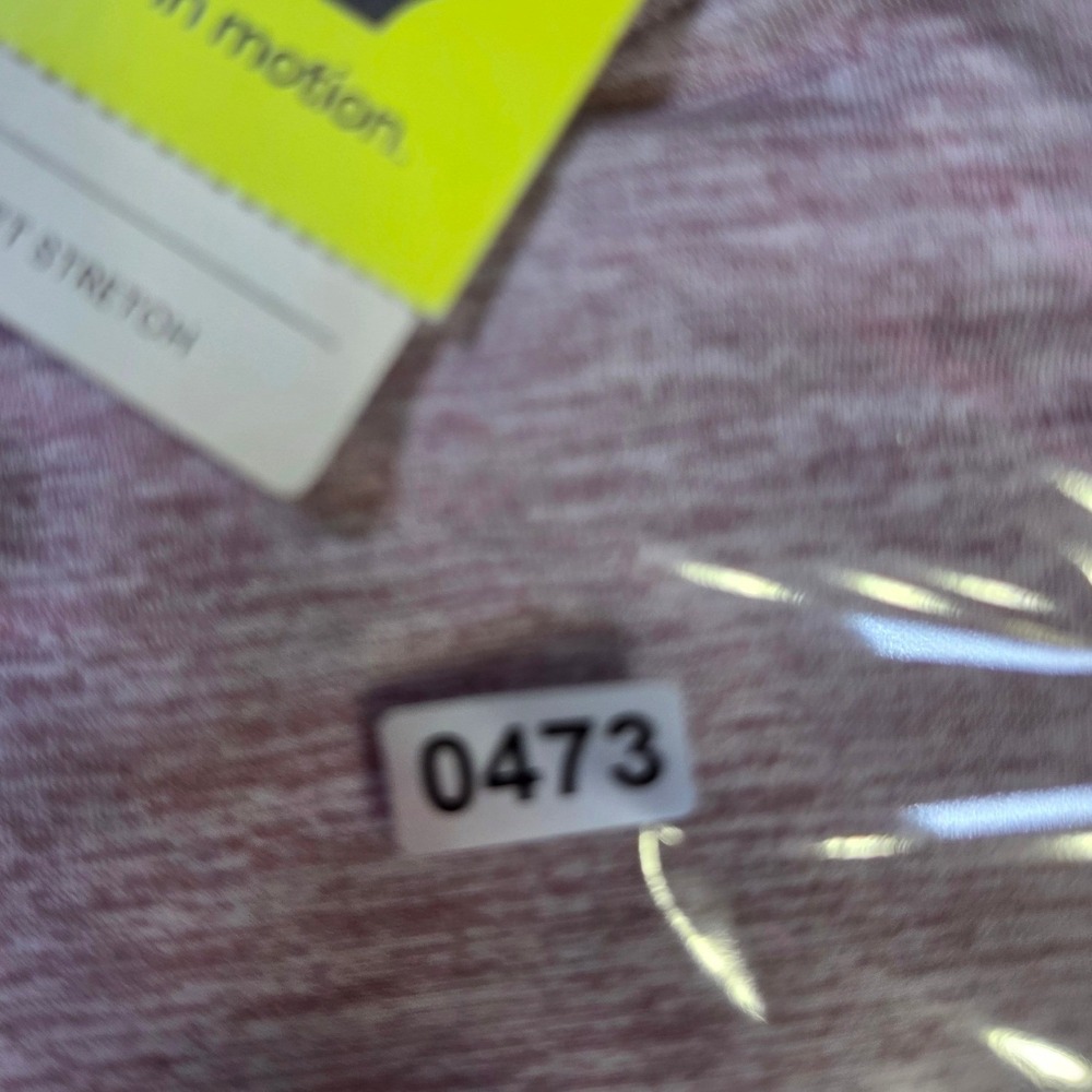 All in Motion Mens Soft Stretch Tee XL Purple Heathered Activewear Shirt 041-02- - Picture 7 of 7